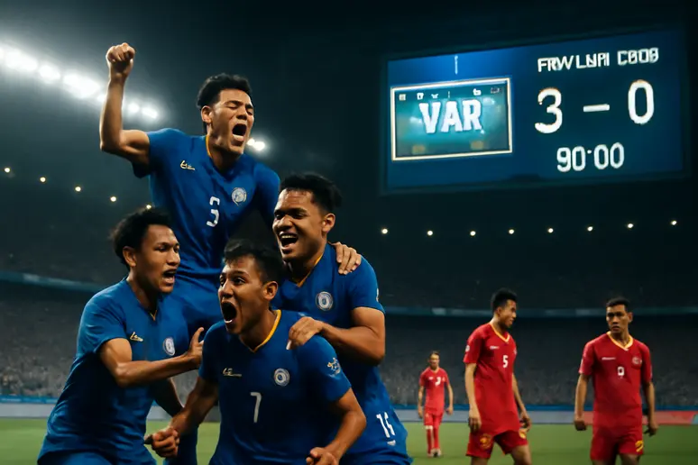 ผลกีฬา ช็อก! ไทยโค่นเวียดนาม 3-0 ด้วย วีเออาร์ นาทีสุดท้าย